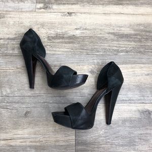 Jessica Simpson Black Suede high heels